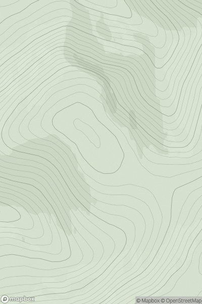 Thumbnail image for Carn Cruinn [Pitlochry to Braemar & Blairgowrie] showing contour plot for surrounding peak